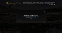 Desktop Screenshot of luxuryf1.com